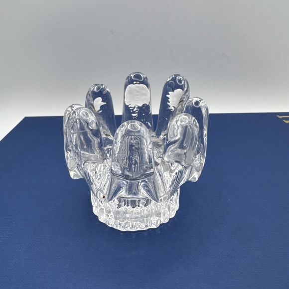 Kosta Boda Other - Vintage Kosta Boda Taper Candle Holder Sunflower Glass MCM‎ Scandi Goran Warff